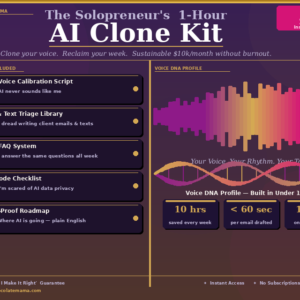 The Solopreneur's 1-Hour AI Clone Kit